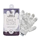 Daily Concepts - Daily Exfoliating Gloves - Firm Texture Deeply Exfoliates Skin During A Bath Or Shower. Scrubber - Exfoliation