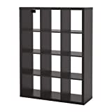 Ikea ' New KALLAX Shelf Unit, Black-Brown (Black, 44 1/8x57 7/8)