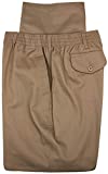 Falcon Bay Big & Tall Men's Casual Twill Pants Full Elastic Khaki 44 X 30#816C