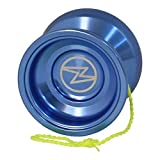 Yoyo King Proteus Professional Responsive Trick Aluminum Yoyo with Ball Bearing Axle for Kids with Extra String (Blue)