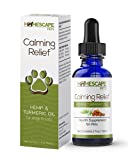 Hemp Oil & Turmeric Anti-Inflammatory for Cats & Dogs - Calms Aches & Pain - Enhances Energy & Reduces Discomfort - Organic Hemp & Curcumin - Improves Energy, Brain & Heart Health