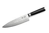 KAN Core Chef Knife 8-inch VG-10 67 layers Damascus Ambidextrous (Hammered VG-10 Blade, G10 handle)