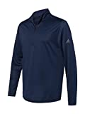 adidas Mens Lightweight Quarter-Zip Pullover (A401) -Collegiate -L