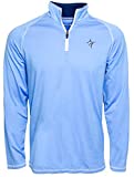 White Water New Harbor Performance 1/4 Zip Pullover - Light Blue Large