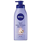 NIVEA Shea Daily Moisture Body Lotion, Dry Skin Lotion with Shea Butter, 16.9 Fl Oz Pump Bottle