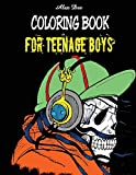 Coloring Book for Teenage Boys (Fun Illustrations for Relaxation of Teen Boys)