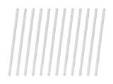 12PK Polypropylene Stirring Rods, 5.9" - Rounded Ends, 6mm Diameter - Excellent for Laboratory or Home Use - Chemical & Heat Resistant Plastic - Eisco Labs