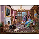 Bits and Pieces - 1000 Piece Murder Mystery Puzzle - Murder at Bedford Manor by Artist Gene Dieckhoner - Solve The Mystery - 1000 pc Jigsaw