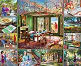 White Mountain Puzzles Curse of Blackwood Hall - 1000 Piece Jigsaw Puzzle with Murder Mystery