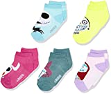 Disney Baby Nightmare Before Christmas 5 Pack Shorty Socks, Pastel Multi, 2-4 Toddler