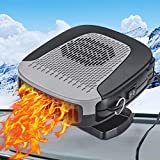 Car Heater, 2021 New Upgrade Portable Car Heater,12V 150W Car Defogger High Power Fast Heating & Cooling Fan Defrost Defogger -Car Heater with Heating and Cooling 2 in 1 Modes