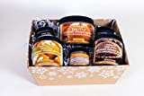 BNutty Gourmet Peanut Butter Holiday Wishes Gift Basket - Includes 6 Assorted Flavors and Sizes in Holiday Box