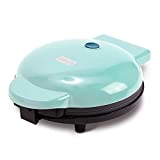 Dash Express 8” Waffle Maker for Waffles, Paninis, Hash Browns + other Breakfast, Lunch, or Snacks, with Easy Clean, Dual Non-Stick Surfaces - Aqua