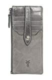 Frye womens Melissa Snap Card Leather Wallet, Carbon, One Size US