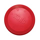 KONG - Flyer - Durable Rubber Flying Disc Dog Toy - for Small Dogs