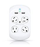 360 Electrical 36037 Revolve Plus Surge 4 Rotating Outlets + 2 USB PortsSurge Protector