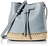 Calvin Klein womens Gabrianna Novelty Bucket Shoulder Bag, Twilight Blue Espadrille, One Size