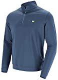 Peter Millar 2021 Masters Men's Navy Blue Perth Performance Quarter-Zip Pullover Jacket (Large)