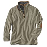 Orvis Simoom Tweed Quarter-zip Sweatshirt, Olive, XL