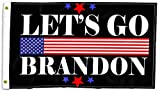 SHELLBOBO Lets Go Brandon 3x5 FT Flag for Wall College Double Stitched Polyester Flag with 2 Gronments