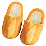 October Elf Adult Autumn Winter Slippers Warm Home Shoes (French Baguette, M)