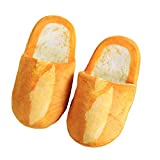 Simulation Bread Plush Novelty Slippers Indoor Slippers for Women (B03)