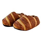 NOVELTY GIANT WWW.NOVELTYGIANT.COM Fake French Baguette Loaf Super Soft Slippers