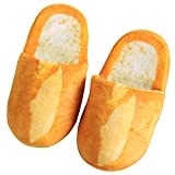 YTAONS Winter Warm Slippers Memory Foam Home Shoes Adult Women Indoor Non-slip Slippers (Baguette, M)