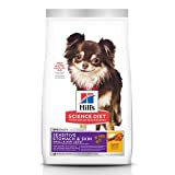 Hill's Science Diet Dry Dog Food, Adult, Small & Mini Breeds, Sensitive Stomach & Skin, Chicken Recipe, 15 lb. Bag