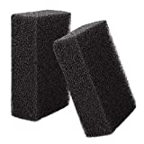 BILLIOTEAM 2 Pack Filter Foam Sponges,7.5" x 4.7" x 2.75",Aquarium Cut-to-Size Sponge Filter Media Foam Pad Sheet for for Aquarium Fish Tank Pond Sump Divider