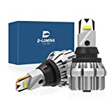 D-Lumina 912 921 LED Bulbs for Backup Reverse Light, 5600 Lumens 21W 2-SMD CSP Chips T15 906 W16W LED Bulb For Car Truck Reverse Back Up Light, Canbus Error Free, Plug ＆ Play, 6000K White (Pack of 2)