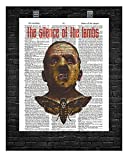 Silence of The Lambs Featuring Hannibal Lector Dictionary Art Print 8 x 10 inches
