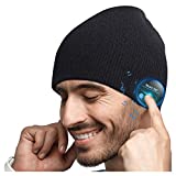 Stocking Stuffers for Men Bluetooth Beanie - Bluetooth Hat Christmas Tech Gifts for Men Dad Women Husband Him Teenagers Boys, Bluetooth Winter Hat with Headphones Unique Birthday Gift Ideas Presents