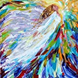 Angel Art print - Angel Rising Above - Karen Tarlton, 8x8, 12x12, 20x20, 30x30 inches