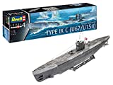 Revell RV05166 1:72 - German Submarine Type IX C U67/U154 Plastic Model kit