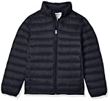 Amazon Essentials Kids Boys Light-Weight Water-Resistant Packable Puffer Jackets Coats, Black, X-Large