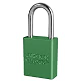6 Pack American Lock Padlock With 1 1/2" Solid Aluminum Body 1 1/2" Shackle