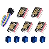 BIGTREETECH Direct TMC2208 V3.0 UART Model Stepper Motor Driver 3D Printer Parts Reprap TMC2209 Suit for SKR MKS GEN Ramps 1.4 Series Motherboard (5pcs-TMC2208 V3.0 UART)