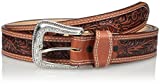 Nocona Men's Tan Mexican Floral Embose, 38