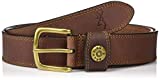 Browning Mens Rugged Belts Leather Slug, Brown, No Camo, 44