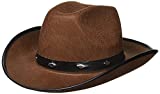 Kangaroo - Brown Cowboy Hat for Women & Men with Pull-on Closure, Get Stylish with Felt Cowboy Hats for Real Cowboys or Costume Party - Perfectly Fits as Adults Cowboy Hat & Cowgirl Hat