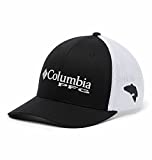 Columbia Men's PFG Mesh Ball Cap, Black, Large/X-Large