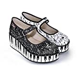 Hot Chocolate Design Chocolaticas Thank You Music Women's Mary Jane Platform Multicoloured HCD 38