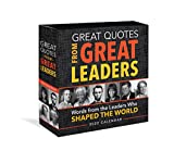 2022 Great Quotes From Great Leaders Boxed Calendar: 365 Inspirational Quotes From Leaders Who Shaped the World (Daily Calendar, Desk Gift for Him, Office Gift for Her)