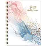 2022 Monthly Planner - Monthly Planner 2022, 12-Month Planner from January 2022- December 2022, 8.75'' x 11'', Planner 2022 With Tabs, Flexible Cover, Inner Pocket