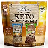 Nature's Garden Probiotic Keto Variety Snack Packs  ChocoNut Keto Mix, Keto Snack Mix, All Natural, Heart Healthy, Keto-Friendly, Keto Trail Mix, Family Pack  18 Oz Bag (18 Individual Servings)