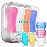 14 Pack Travel Bottles, TSA Approved Containers, 3oz Leak Proof Travel Accessories Toiletries, Travel Shampoo And Conditioner Bottles, Perfect for Business or Personal Travel Essentials, Squeezable Silicone Lotion Liquids Tubes