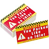 200 Pieces You Parked Like an Idiot Business Cards Bad Parking Cards Violation Note Cards Funny Gag Gift for Car Owner Prank