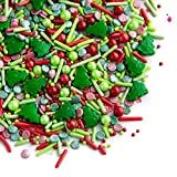 Sprinkles - Christmas Sprinkles - Cake Sprinkles - Gluten-Free Sprinkles for Baking - Cupcake and Cake Topper - Sprinkle Mix - Sweets Indeed Sprinklefetti - Christmas Tree - 6.5 ounces
