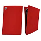 PS5 Silicone Skin Cover, Dustproof Anti-Scratch Anti-Fall Protector Case for Sony Playstation 5 Ultra HD/Digital Edition Console (Digital Edition, Red 3)